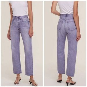 AGOLDE 90s Pinch Waist Jeans - Lavender -Size 26